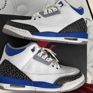 Jordan 3 racer blue size 6